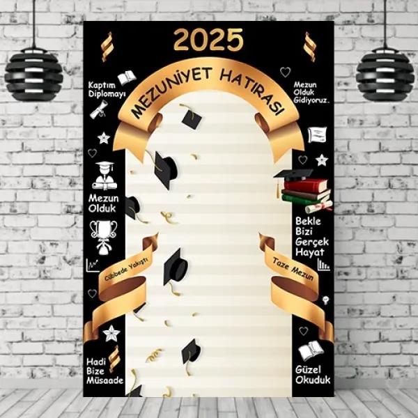 Mezuniyet Hatırası Afişi 100*150 cm