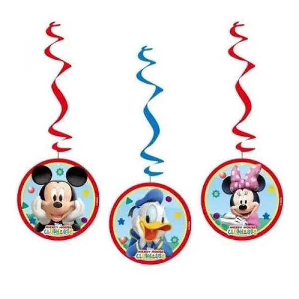 Mickey Mouse Asma Süs (3lü)