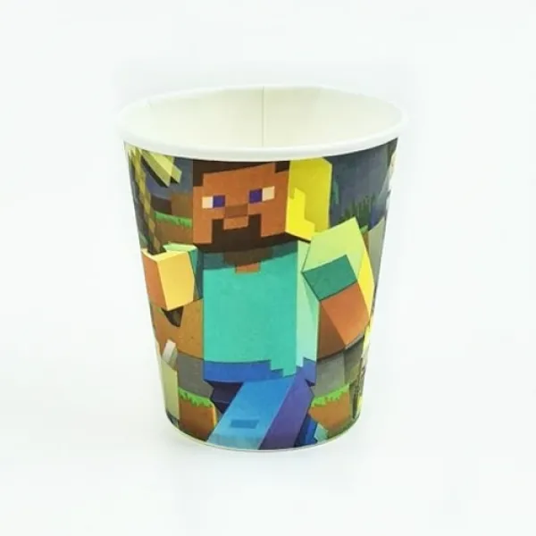 Minecraft Bardak (8 Adet)