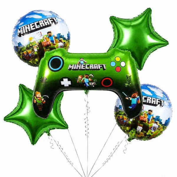 Minecraft Folyo Balon 5li set