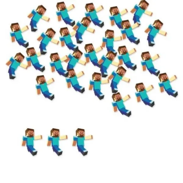 Minecraft Masa Konfetisi 30 Adet