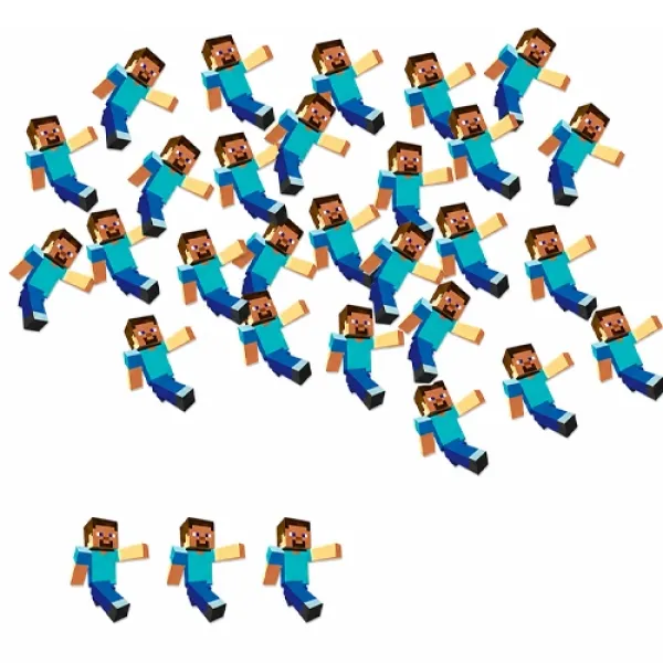 Minecraft Masa Konfetisi (30 Adet)