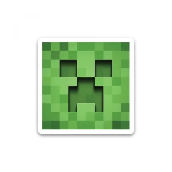 Minecraft Piksel Ayaklı Pano 21x21 cm