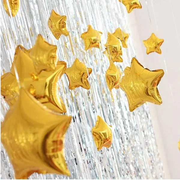 Mini Yıldız Folyo Balon Gold 3 Adet (10 inc-25 cm)