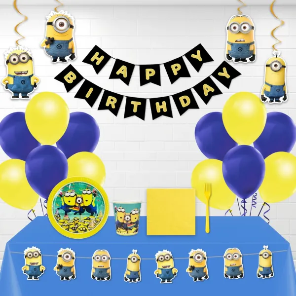 Minions Doğum Günü Seti 24 Kişilik