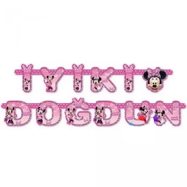 Minnie Mouse İyi ki Doğdun Yazısı (2 m.)