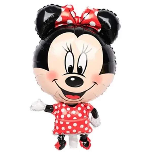 Minnie Mouse Kırmızı Folyo Balon 81 cm