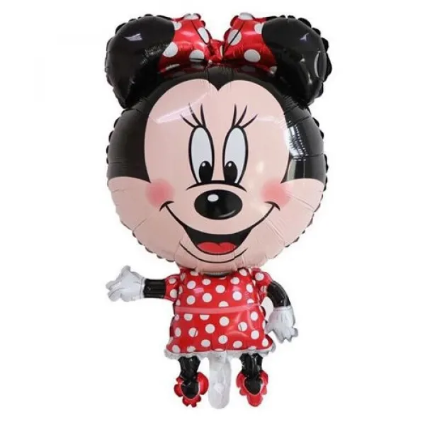 Minnie Mouse Kırmızı Folyo Balon 81 cm