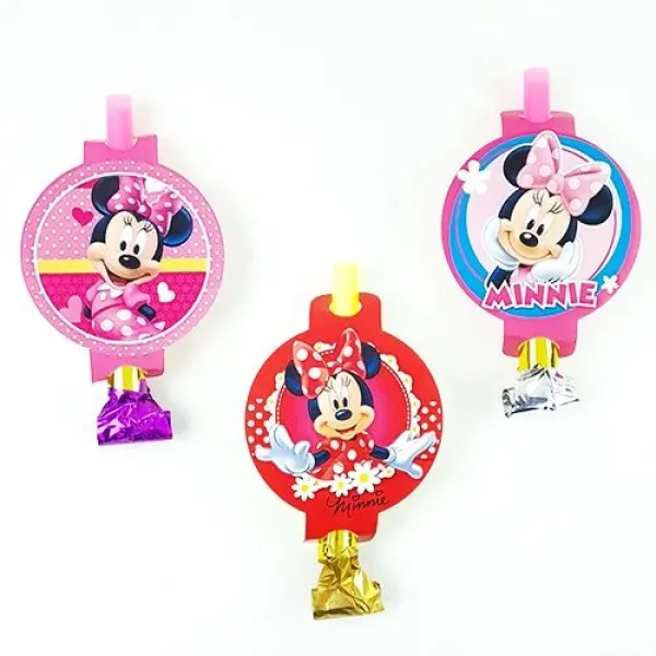 Minnie Mouse Parti Düdüğü (6 adet)