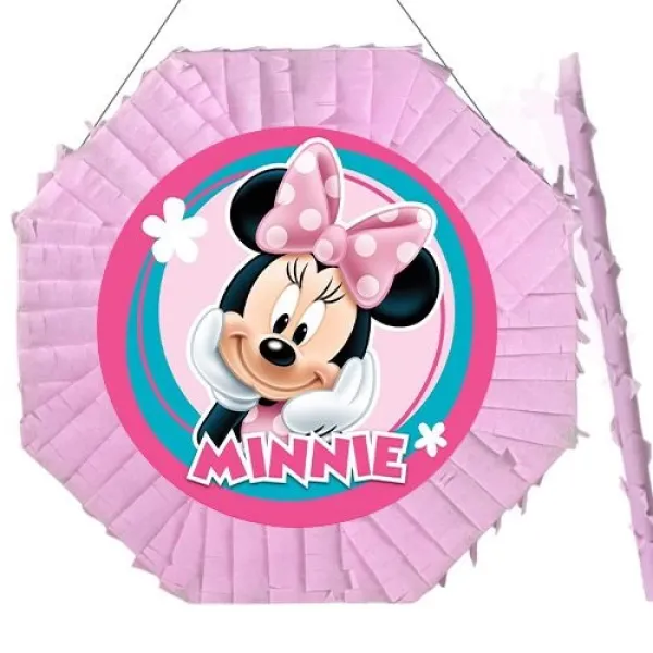 Minnie Mouse Pinyata 42 cm + Sopası