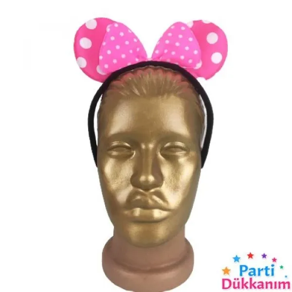 Minnie Mouse Tacı Puantiyeli Pembe