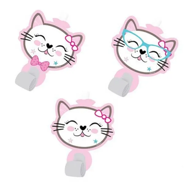 Miss Cat Kedi Parti Düdüğü 6 Adet