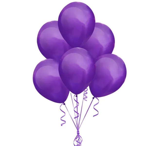 Mor Pastel Balon 100 Adet