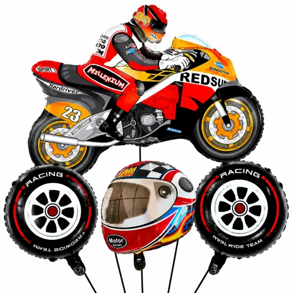 Motosiklet Folyo Balon Set (4lü)