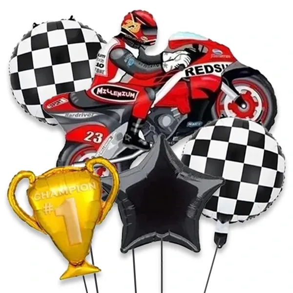 Motosiklet Folyo Balon Seti (5li)