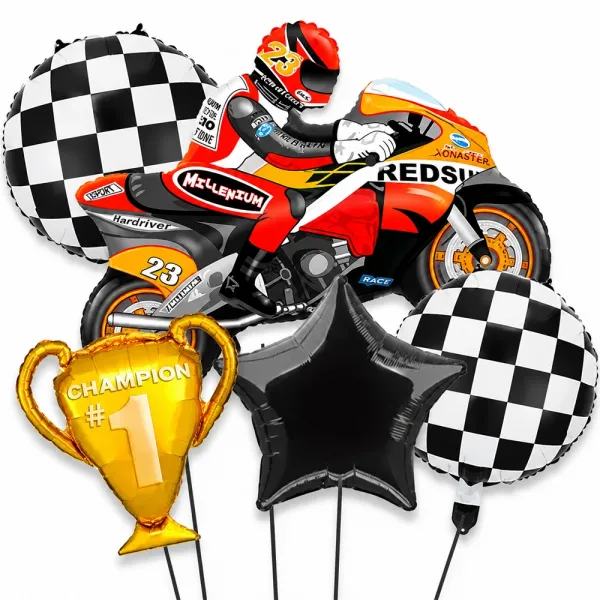Motosiklet Folyo Balon Seti (5li)