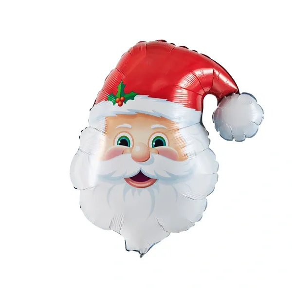 Noel Baba Kafa Folyo Balon (58x42) cm