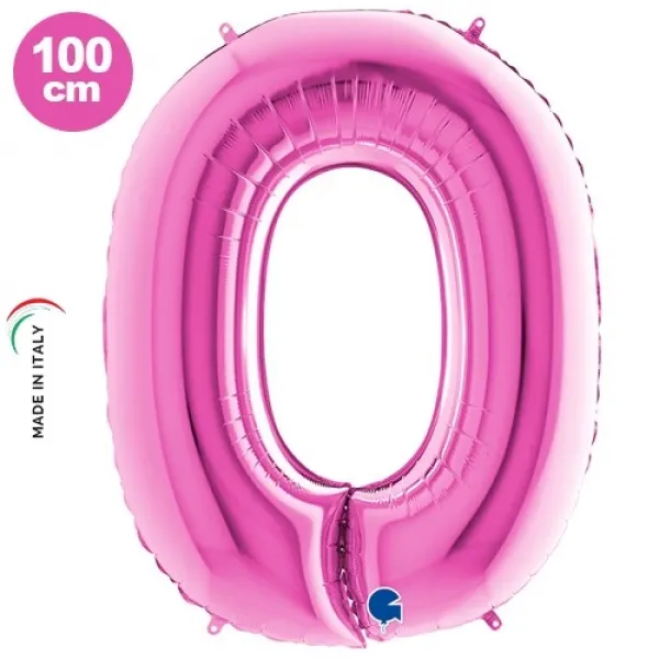 O Harf Folyo Balon – Pembe – 100 cm (40 inch)