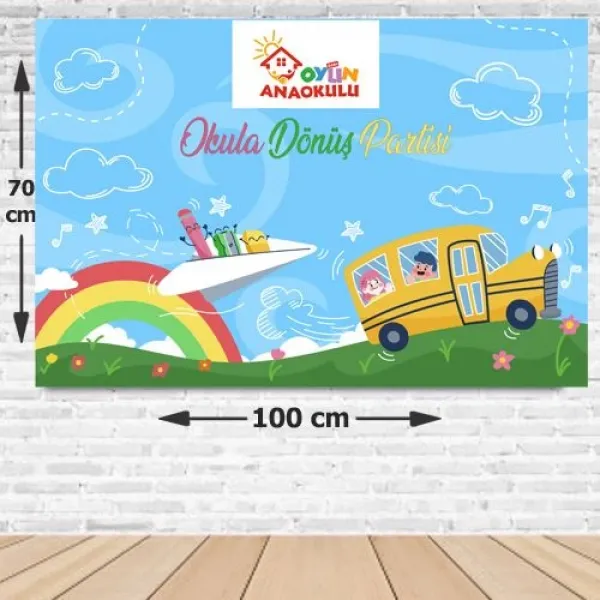 Okula Dönüş Parti Afişi