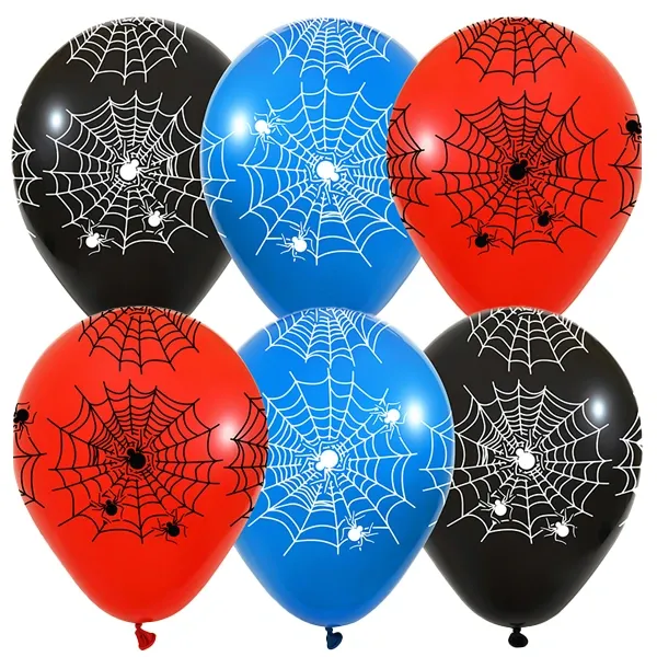 Örümcek Baskılı Balon (8 Adet)