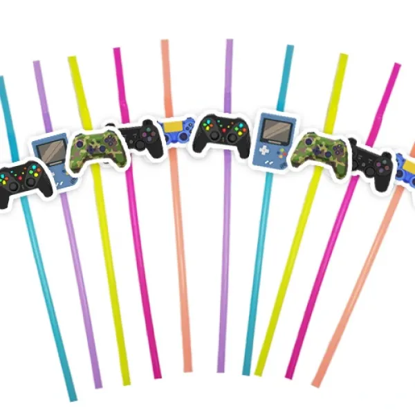 Oyun Konsolu Artistik Pipet (10 Adet)