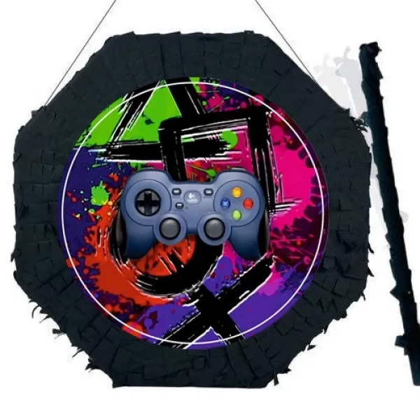 Oyun Konsolu Pinyata 42 cm + Sopası