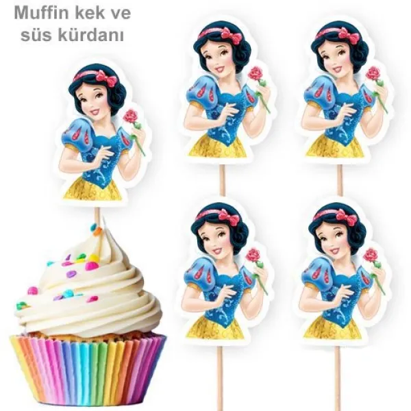 Pamuk Prenses Şekilli Kürdan 10 Adet