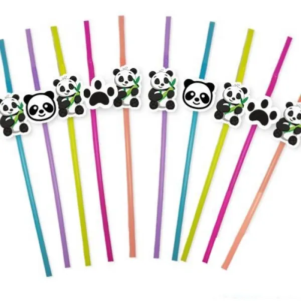 Panda Artistik Pipet 10 Adet