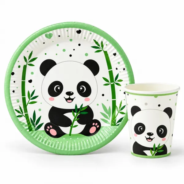 Panda Bardak (8 adet)