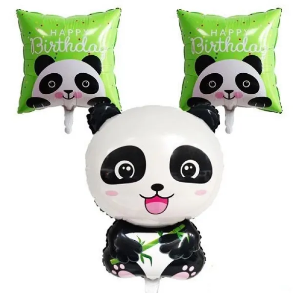 Panda Folyo Balon Set 3 Adet