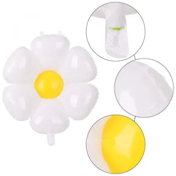 Papatya Folyo Balon Beyaz 2 Boy