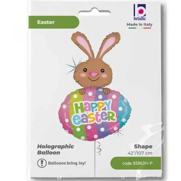 Paskalya Partisi Yumurta Şekilli Folyo Balon 107 cm