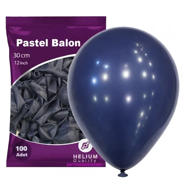 Pastel Kozmik Lacivert Balon 1 Adet