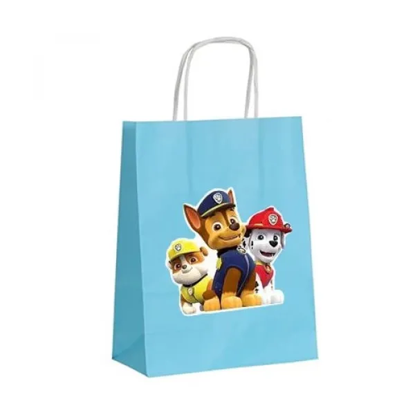Paw Patrol Kağıt Hediye Çantası 1 adet 18x22