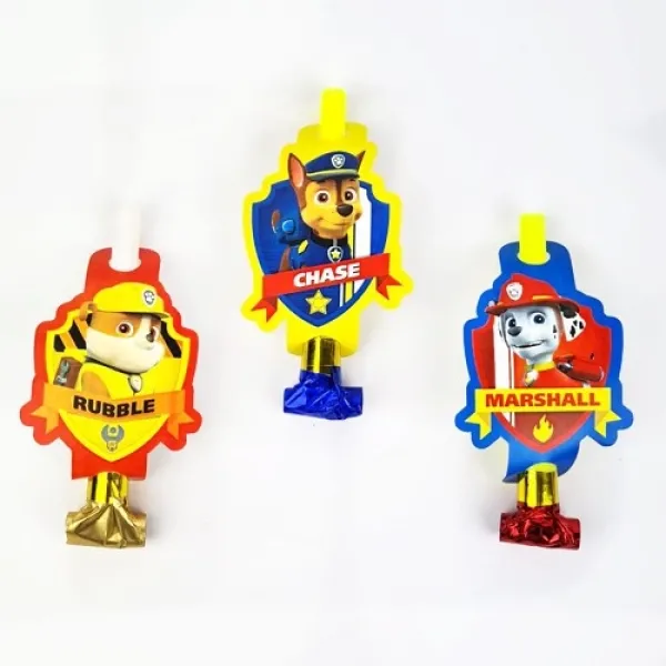 Paw Patrol Parti Düdüğü (6 Adet)
