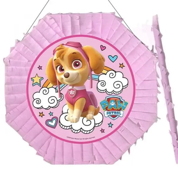 Paw Patrol Skye Pinyata 42 cm + Sopası