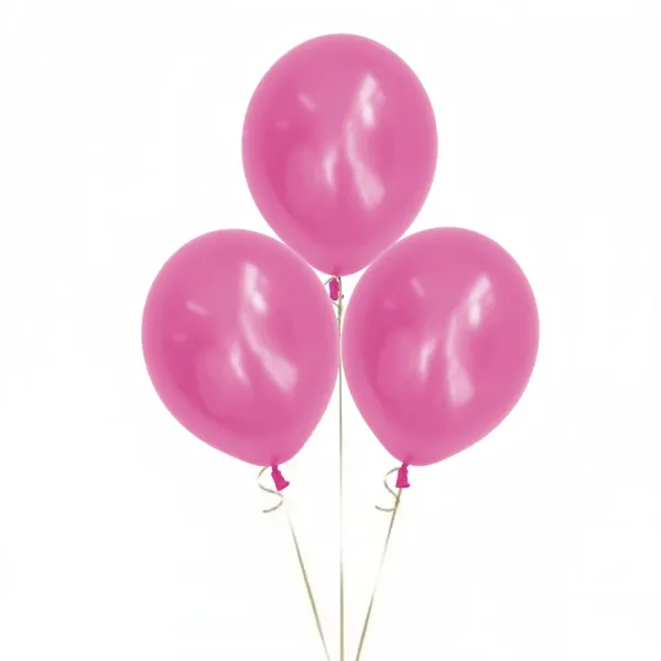 Rose Pembe Balon Metalik 100 Adet