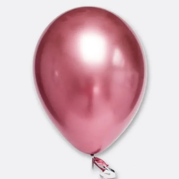 Pembe Krom Balon 5 Adet (30 cm)