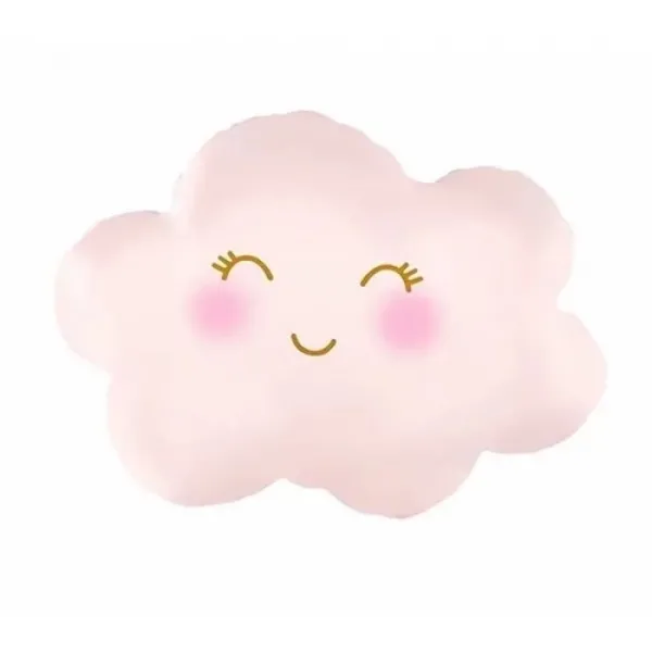 Pembe Mutlu Bulut Folyo Balon 72x56 cm
