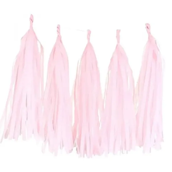 Pembe Püskül Süs 5li