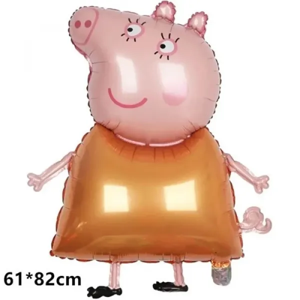 Peppa Pig Ailesi Folyo Folyo Balon Seti 4lü