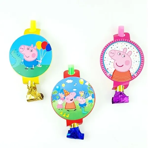 Peppa Pig Parti Düdüğü (6 adet)