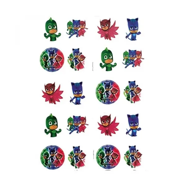 16 Sayfa Pijamaskeliler Boyama Kitabı Stickerlı 1 Adet