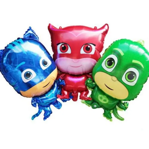 Pijamaskeliler Folyo Balon Seti 3lü
