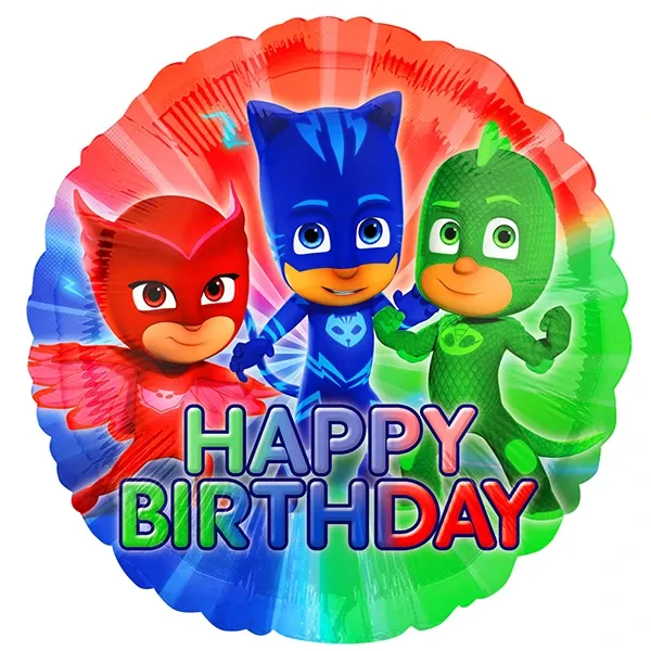 Pijamaskeliler Happy Birthday Folyo Balon (45 cm)