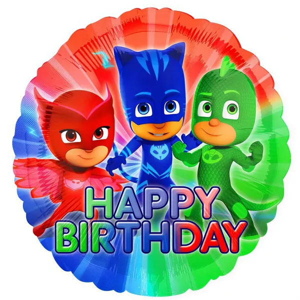 Pijamaskeliler Happy Birthday Folyo Balon (45 cm)