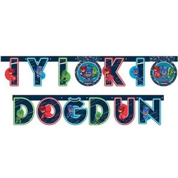 Pijamaskeliler İyi ki Doğdun Yazısı (2 metre)