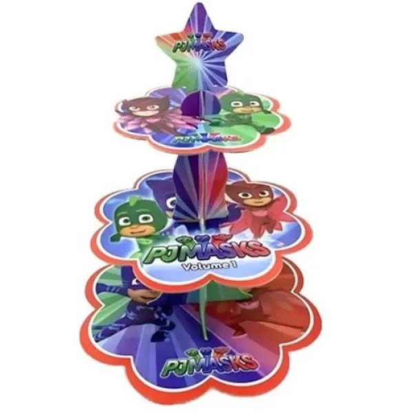 Pijamaskeliler Kek Standı 3 Katlı