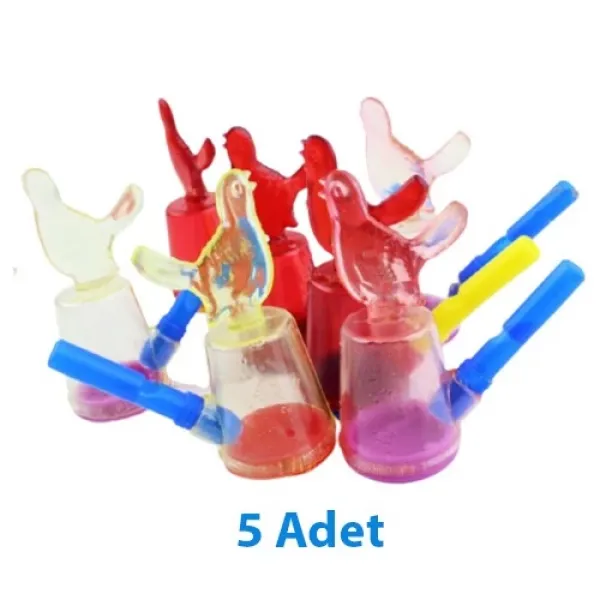 Pinyata İçi Sulu Kuş Sesi Oyuncak 5 Adet