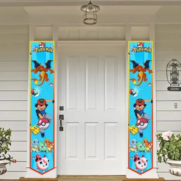 Pokemon Asma Afiş Kapı Süsü (2li - 155x30 cm)
